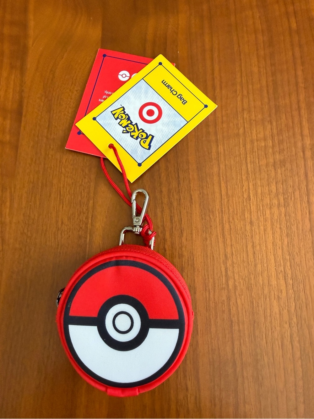Pokémon x Target Poké Ball Bag Charm- Red (NWT)